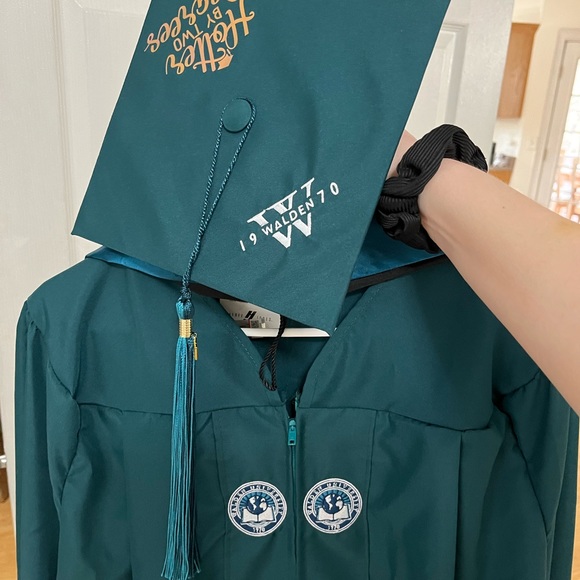 Walden University master’s degree cap & gown and college gear - Picture 3 of 9